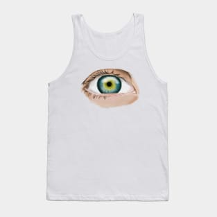 Green eye Tank Top